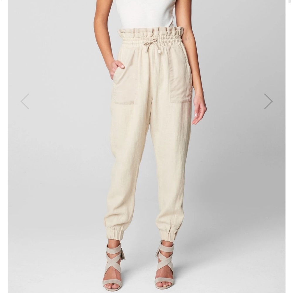 Brand new BLANK paperbag jogeger pants